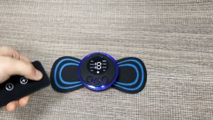 Suolaer EMS Neck Stretcher Electric Massager Cervical Massage Patch Pulse Muscle Stimulator With Remote Control