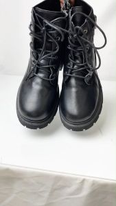 Size 35-40 Fashionable Boots New British Style Versatile Casual Belt Buckle Short Tube Womens Boots