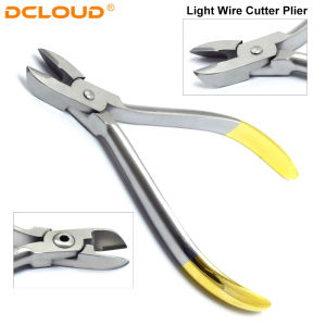 คีมทันตกรรมคุณภาพสูงคีมอุปกรณ์จัดฟันคีมเครื่องตัดปลายคีมหลังคีมหลังคีมอุปกรณ์เสริมสำหรับตกปลาแชสซียึดโครงหน้า + หลังเครื่องมือทันตกรรมหน้ากาก DIY