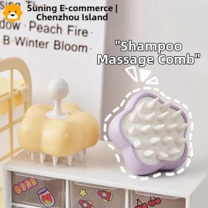 Silicone Hair Washing Brush Massage Tool Adult Scalp Itching Relief Head Scratching Device Personal Hygiene Grooming Tool