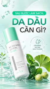 Toner Bạch Quả Bạc Hà Dr Lacir Se khít lỗ chân lông kiểm soát dầu nhờn