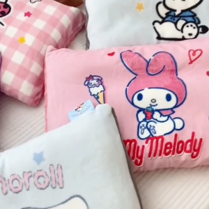 DREAMLUX Cartoon Pillow Soft Beads Velvet Fluffy Breathable Bantal Tidur Kids Adult Comfy Sleep