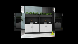 Tủ Hồ Sơ Dạng Thấp Tủ Tài Liệu Văn Phòng Gỗ MDF THS611 - Nội Thất Lắp Ráp Viễn Đông