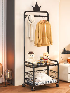 Simple Stand up Coat Rack Shoe Shelf Integrated Indoor Living Room Floor-Mounted Easy Assembly Home Furniture for Coats And Shoes