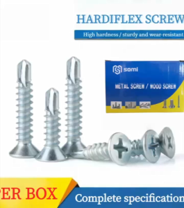 (PER BOX) Hardiflex Screw Flat Screw Window Screw Job Screw Metal Screw For Metal