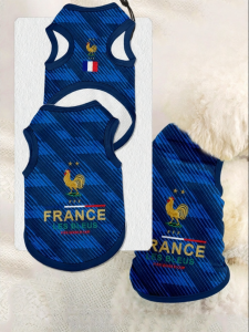 HanWei | Supporter France Team Pets Vest Anti-shedding