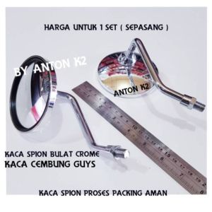 KACA SPION BULAT/SPION BUNDAR VARIASI MOTOR JUPITER Z/JUPITER MX/JUPITER MX NEW 135/JUPITER MX KING 150/VEGA/VEGA R NEW/VEGA ZR/FORCE/FIZR/BYSON/XABRE/RX KING/VIXION/VIXION NEW/VIXION NVL NVA/JUPITER LAMA/JUPITER Z NEW/MIO/XEON KARBU/XEON GT/XEON RC/MIO