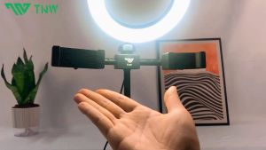 TNW ไฟไลฟ์สด ไฟวงแหวน LED+ 2 ขาตั้ง มือถือ ราคาที่จับ 3 สี 10 ระดับ Ring Light