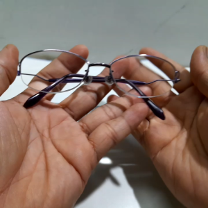 Gọng mắt kính Nhật nữ Titanium gọng dẽo ngang kính 133mm second hand