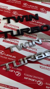 Chữ Nổi TWINTURBO Dán Đuôi Xe Lexus GX550 2024 2025 2026 2027 - Bộ Chữ TWIN TURBO Lexus GX550
