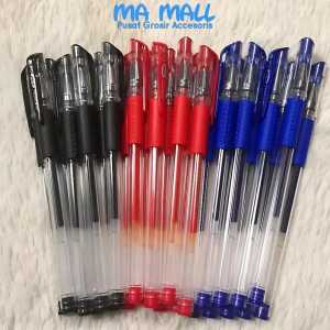 12pcs Pulpen Gel MIMI Pena Gel 05mm A111 Pulpen Pen Pena Gel Cair Grosir Lusin Lusinan