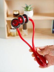 Vess Far Infrared Face Massage Roller Slimming Chin Lifting Device Japanese Made Home Beauty Body Shaping Tool