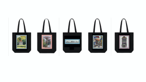 Uniquely Singapore Canvas Tote Bag - A Peranakan House Joo Chiat by local artist Joanna Wong