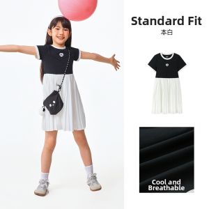 Semir | Panda Print Pleated Childrens Dress