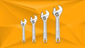 Kunci Inggris 8" Inch INGCO HADW131082 Adjustable Wrench Konci 200mm