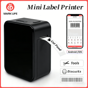 Marklife P15 Label Printer Mini Portable Printer Ink Self-Adhesive Stickers Printer For Office/Kitchen/School/Price/Tag/Sticker