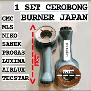 burner set crobong+ kuningan komor gas china sanex penaluk niko nikita matsunichi dn ll