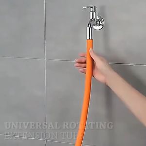 30/50cm 360° Flexible Hose Extension Pipe Splash-proof Kitchen Bathroom Universal Tube Connnector Faucet Extender
