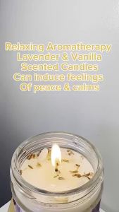Aromatpy Scented Candle Handmade Pure Soy Wax Combination of Relaxing Scents