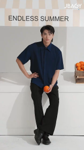 New Arrivals | Áo sơ mi nam tay ngắn JBAGY form rộng Relax vải Lụa - JS2501