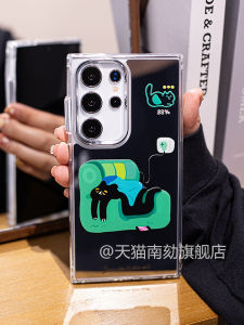 Ultra-Thin Mirror-Finish Protective Phone Case for Samsung S25 Ultra S25 Edge S23 plus S21 S20 S22 U A54 A34 Cute Hard Shell