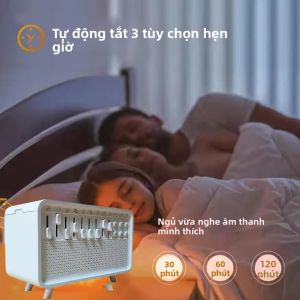 Máy Tạo Tiếng Ồn Trắng Cao Cấp Với 8 Âm Thanh Có Thể Điều Chỉnh Loa Bluetooth Máy Tạo Độ Ẩm Máy Khuếch Tán Hương Thơm Có Đèn Ngủ - Máy Khuếch Tán Không Khí