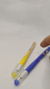 Pulpen Pena Kecil Warna Hitam Grosir Eceran Paling Murah Biru Kuning COD