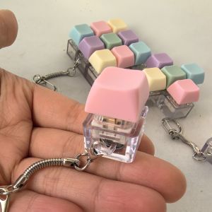 1/4/9 Phím Bàn Phím Fidget Móc Khóa Mềm Bóp Đồ Chơi Chống Căng Thẳng Nút Trò Chơi Pinch Bút Thử Cho Bàn Làm Việc Văn Phòng Giảm Căng Thẳng