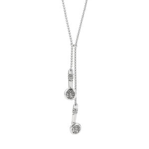Trendy couple necklaces hip-hop style personalized music headphone and earbud pendants fashion accessories for men and women