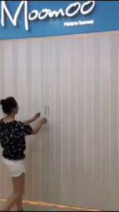 Pvc Accordion Folding Door Waterproof Space-Saving Sliding Door Room Partition Kitchen Bathroom