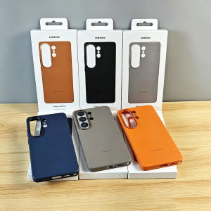 Samsung | Samsung Galaxy S26+/S26 Ultra/S 26 Case High Quality Slim Leather Cover Galaxy S26Plus Anti-fall Full Protector Back Shell &Box