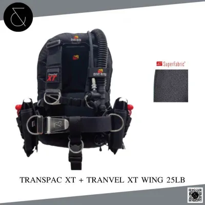DIVE RITE - TRANSPAC XT WITH TRAVEL XT WING BCD SET บีซีดีแบบวิง น้ำหนักเบา ถุงลม Superfabric 25lb