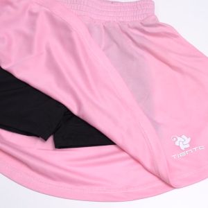 Tiento Baju Olahraga Wanita Crop Top Shirt Kaos Lengan Pendek Running Gym Lari Yoga Pound Fit