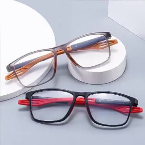 Thời Trang Nam Nữ Thể Thao Ngoài Trời Kính Đọc Sách Lão Thị Kính Mắt + 1.0 Đến + 4.0 Gọng Hình Chữ Nhật Trong Suốt Tròng Kính