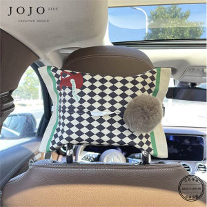 Luxurious Plush Tissue Paper Storage Bag for Living Room JOJOS L PD Fruit Nordic Style Short Velvet Drawstring Bag Household Organizer