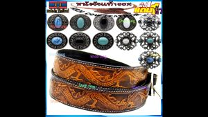 เข็มขัดหนังวัวแท้ตอกลายกุหลาบ หนังทั้งเส้น /เข็มขัดหนังวัวงานแฮปวี่ แนวคาวบอย งานวินเทจ เข็มขัดผู้ชาย เข็มขัดCow leather belt