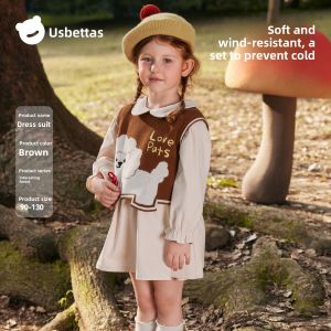 Usbettas | Princess Style Girl Dress Set 2 Pieces