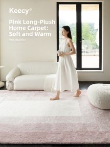 Keecy | Pink Cute Princess Style Living Room Rug