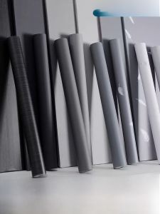 Grey Wallpaper Bedroom Cozy Desktop Furniture Renovation Self Adhesive Waterproof Moisture Proof Washable Background Wall Sticker