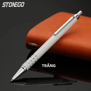 Bút Bi Kim Loại STONEGO Có Thể Thu Vào Signature Crest Style Mực Đen Điểm Trung Bình 1.0mm - Đồ Dùng Văn Phòng
