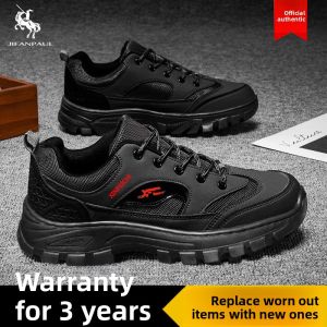 JIFANPAUL | Mens Safety Shoes Anti-crush Anti-puncture Winter Cotton Shoes