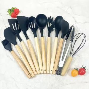 Non-stick Heat Resistant Silicone Spatula Set 12 Pieces
