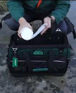 Maintenance Tool Bag Case Oxford Canvas Waterproof Storage Holder Car Storage Bag Durable Storage Carry Bag Car Trunk Organizer