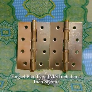 Engsel Plat Type JM 3 inc SN dan 4 Inc GP Merk Siyota Perkotak