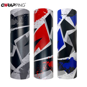 Camouflage Car Wrap Vinyl 3 Colors Auto Decorating Geometric Style Wrapping Sheet Auto Body Films Stickers for Car Accessories
