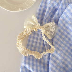 Princess Style Baby Headband Infant Protector Butterfly Knot Hair Accessory Korean Version One Month Old Hundred Days Girl