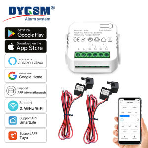 Tuya Wifi Intelligent Energy Meter Solar PV System Power Production Consumption Bidirectional Monitoring Meter APP Control CT