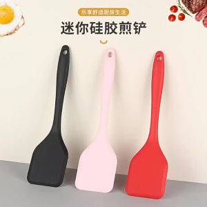 Silicone Mini Spatula Non-Stick Heat Resistant Small Cooking Shovel Kitchen Egg Pancake Turner Baking Cookware Utensil