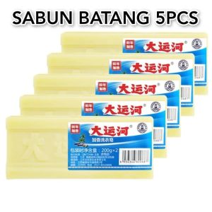 5PCS Sabun Grand Canal Ajaib Batang Penghilang Noda Pakaian Serbaguna