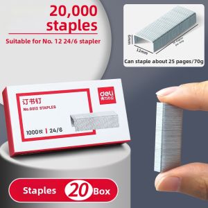 deli | Small Stainless Steel 12 Numbered Standard Bookbinding Staple